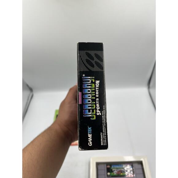 Jeopardy Sports Edition (SNES) Super Nintendo Complete In Box GameTek 1994 - Picture 11 of 15